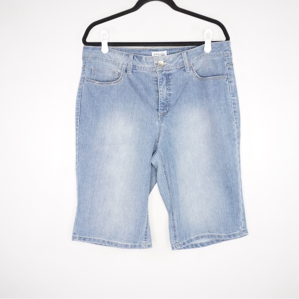 St. John's Bay Classic Blue Denim Shorts